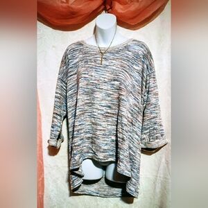 🛍️ BUNDLE ONLY 🛍️CJ Banks Multicolor Boatneck Knit Top